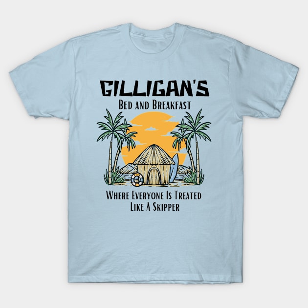 Gilligan's Bed and Breakfast T-Shirt by JT Hooper Designs